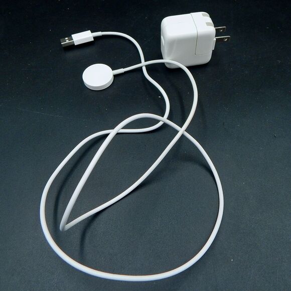 Apple Watch Magnetic Charger USB-A Cable 10W USB AC Power Adapter - Picture 1 of 6